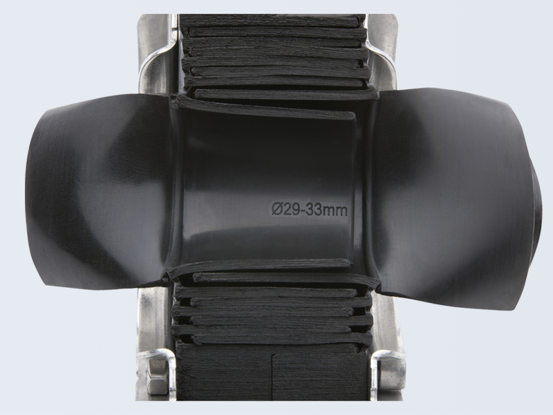 Ringraumdichtung für Kernbohrung DN150 für Rohr 70-112 mm HSD 150 SSG 70-112SL